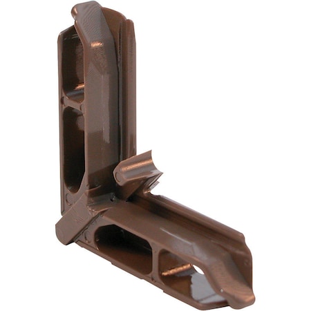 Prime-Line Prime-Line Brown Plastic 7/16 in. W X 3/4 in. L Screen Frame Corner 20 pk PL 15757